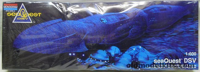 Monogram 1/600 SeaQuest DSV Submarine from the TV Series, 3600 plastic model kit